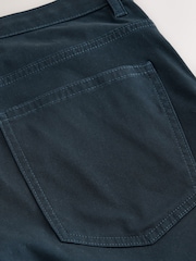 Navy Motionflex 5 Pocket Chino Shorts - Image 10 of 11