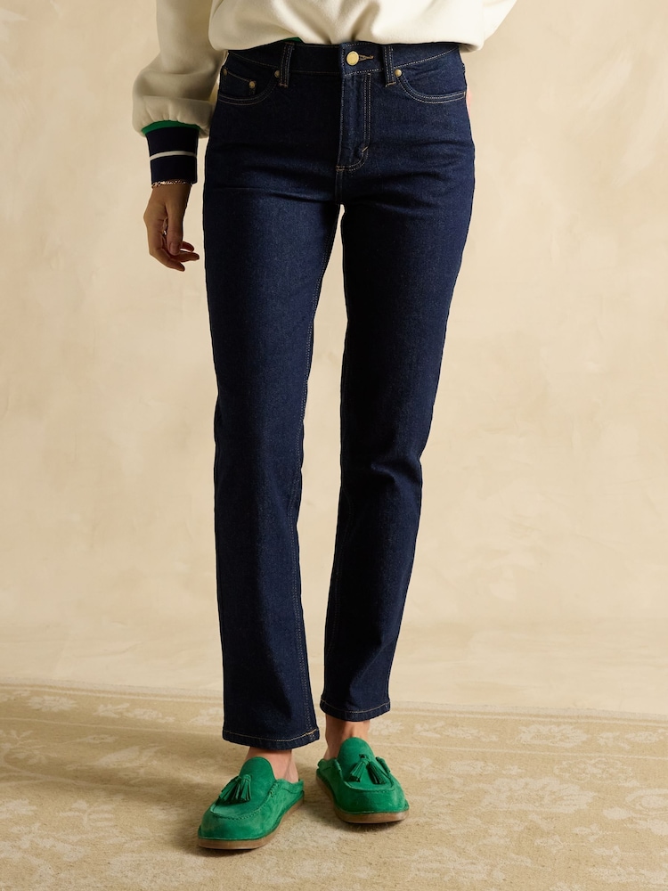 Joules Denim Straight Fit Mid Rise Jeans - Image 1 of 7