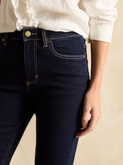Joules Denim Dark Wash Skinny Fit Mid Rise Jeans - Image 4 of 7