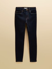 Joules Denim Dark Wash Skinny Fit Slim Mid Rise Jeans - Image 8 of 8