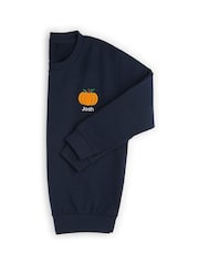 Boys Personalised Embroidered Pumkin Sweatshirt by Dollymix - Image 4 of 4