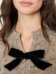 Another Sunday Bow Detail Textured Detail Knit Jumper - Image 7 of 7
