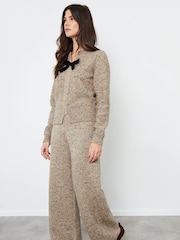 Another Sunday Textured Detail Knit Wide Leg Trousers - Image 4 of 4
