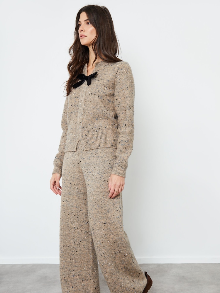 Another Sunday Textured Detail Knit Wide Leg Trousers - Image 4 of 4