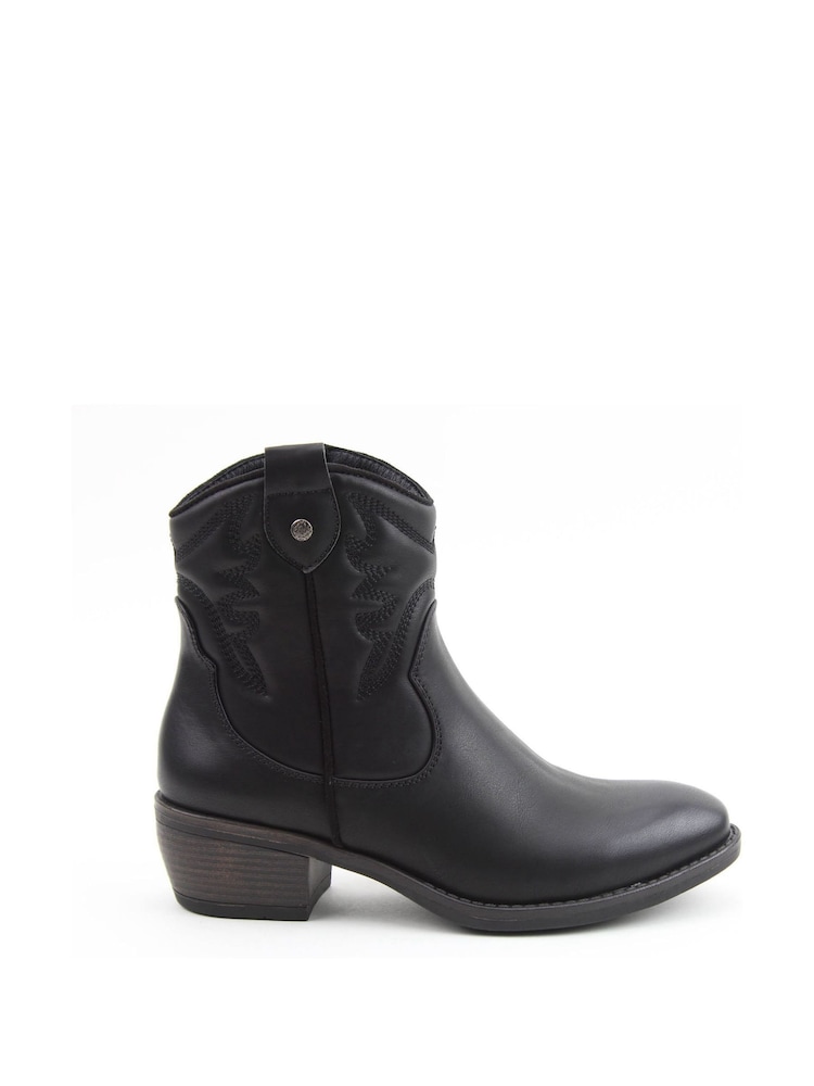 Heavenly Feet Francesca Western Ankle Boots - Image 1 of 6