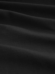 Black Regular Fit Easy Care Textured Single Cuff Smart Shirt - Image 8 of 8
