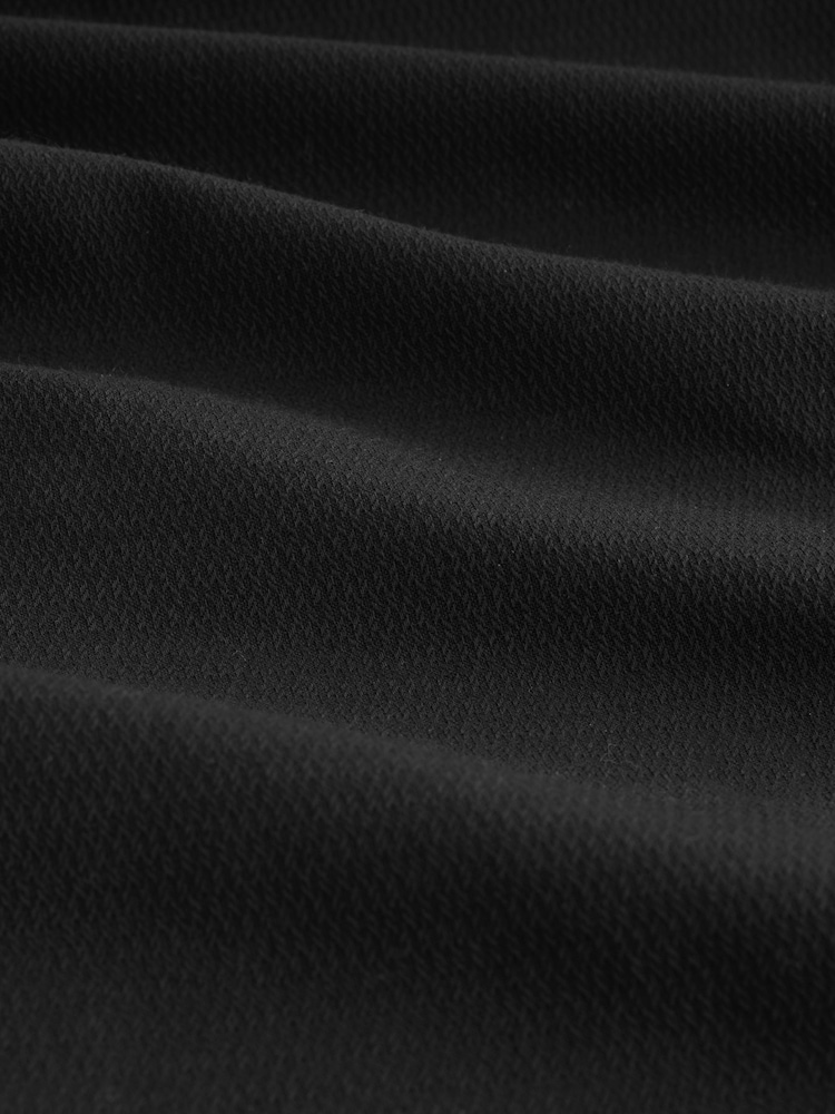 Black Regular Fit Easy Care Textured Single Cuff Smart Shirt - Image 8 of 8