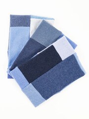 Celtic & Co. Blue Cashmere Neckwarmer Scarf - Image 2 of 3