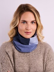 Celtic & Co. Blue Cashmere Neckwarmer Scarf - Image 3 of 3