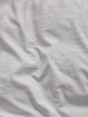 White Christmas Tree Textured Duvet Cover and Pillowcase Set - Image 3 of 4