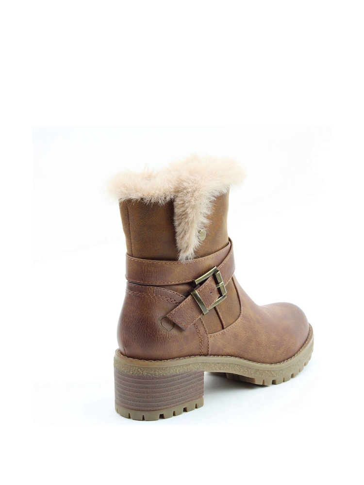 Heavenly Feet Bethany Ankle Brown Boots - Image 4 of 4 Heavenly Feet Bethany Ankle Brown Boots - Image 4 of 4