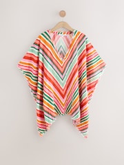Bright Stripe Double Cloth 100% Cotton Cover-Up - Image 6 of 8