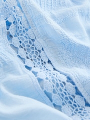 Blue Crochet Overhead Shirt - Image 3 of 3