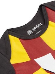 Character Grey Baby Harry Potter Gryffindor 100% Cotton Sleepsuit - Image 4 of 5