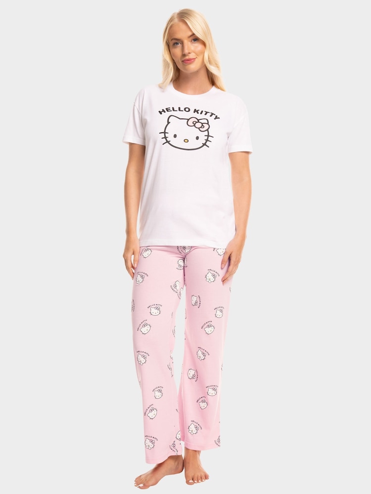 Character White Hello Kitty Short Sleeve Pyjamas - Image 1 of 8