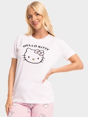 Character White Hello Kitty Short Sleeve Pyjamas - Image 3 of 8