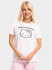 Character White Hello Kitty Short Sleeve Pyjamas - Image 4 of 8
