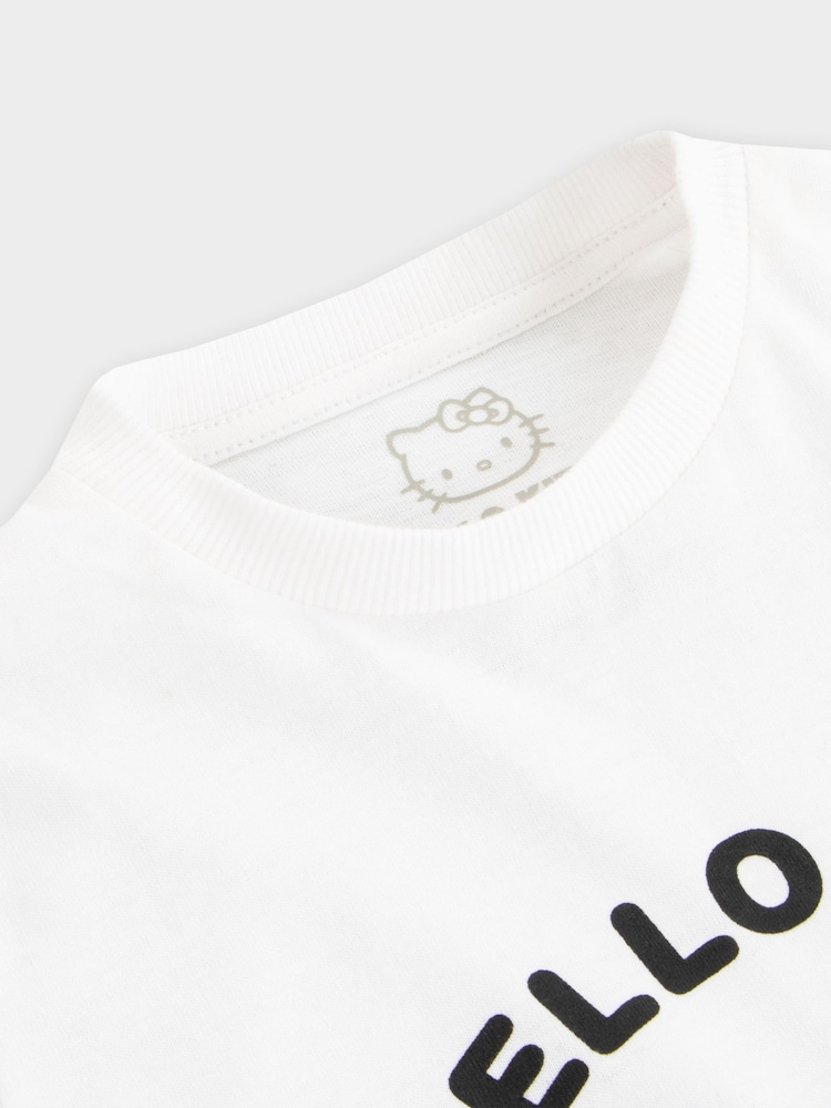 Character White Hello Kitty Short Sleeve Pyjamas - Image 6 of 8