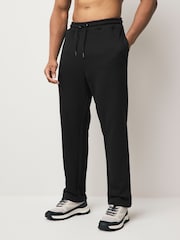 Black/Navy Blue/Grey Marl Straight Leg Jersey Joggers 3 Pack - Image 2 of 13