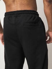 Black/Navy Blue/Grey Marl Straight Leg Jersey Joggers 3 Pack - Image 6 of 13