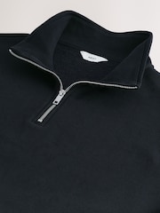 Black/Green Jersey Cotton Rich Quarter Zip Sweatshirts 2 Pack - Image 13 of 16