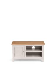 Julian Bowen Elephant Grey Euro Oak Richmond TV Unit - Image 3 of 5