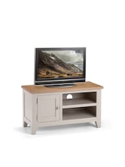 Julian Bowen Elephant Grey Euro Oak Richmond TV Unit - Image 4 of 5