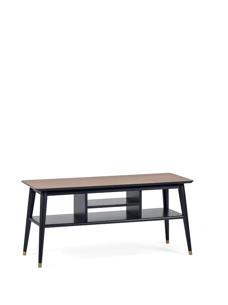 Julian Bowen Walnut Black Findlay Media Unit - Image 2 of 3