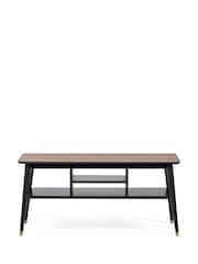 Julian Bowen Walnut Black Findlay Media Unit - Image 3 of 3