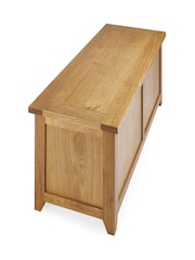 Julian Bowen Oak Mallory Storage Bench - Image 7 of 13