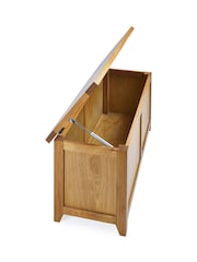 Julian Bowen Oak Mallory Storage Bench - Image 8 of 13