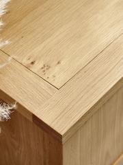 Julian Bowen Oak Mallory Storage Bench - Image 9 of 13