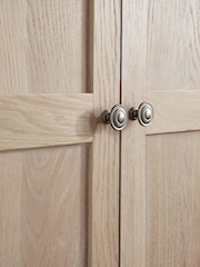 Julian Bowen Limed Oak Camille Double 1 Drawer Wardrobe - Image 6 of 6