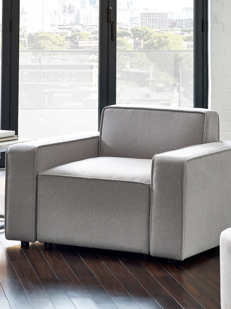 Julian Bowen Grey Lago Modular Sofa - Image 1 of 3