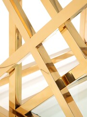 Julian Bowen Gold Miami Nest Of Table - Image 7 of 7