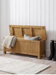Julian Bowen Natural Aspen Storage Bench - Image 2 of 6