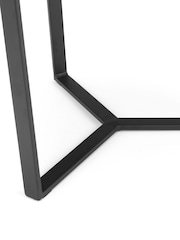 Julian Bowen Black Walnut Loft Lamp Table - Image 6 of 6
