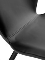 Julian Bowen Set of 2 Black Otto Dining Chairs - Image 14 of 15