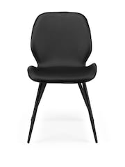 Julian Bowen Set of 2 Black Otto Dining Chairs - Image 6 of 15
