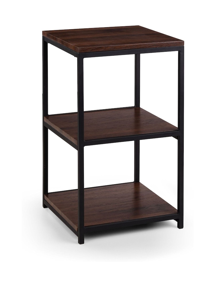 Julian Bowen Walnut Tribeca Tall Narrow Side Table - Image 2 of 5
