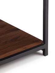 Julian Bowen Walnut Tribeca Tall Narrow Side Table - Image 5 of 5