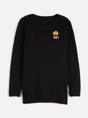 Personalised Boys Embroidered Pumpkin Lounge Set by Stitch Style - Image 2 of 5