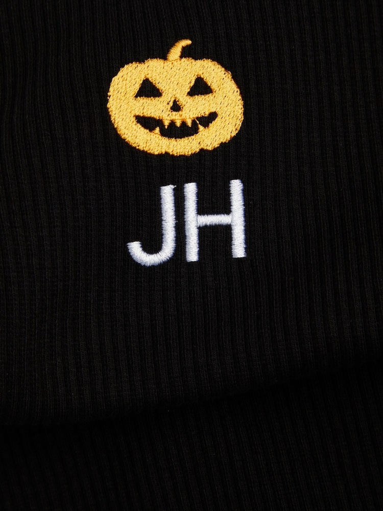 Personalised Womens Embroidered Pumpkin Lounge Set by Stitch Style - Image 5 of 5