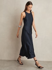 Reiss Black Alexis Suede Strappy Heeled Sandals - Image 2 of 5