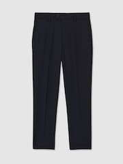 Reiss Navy Hope 9-14 yrs Wool-Blend Suit Trousers - Image 2 of 5
