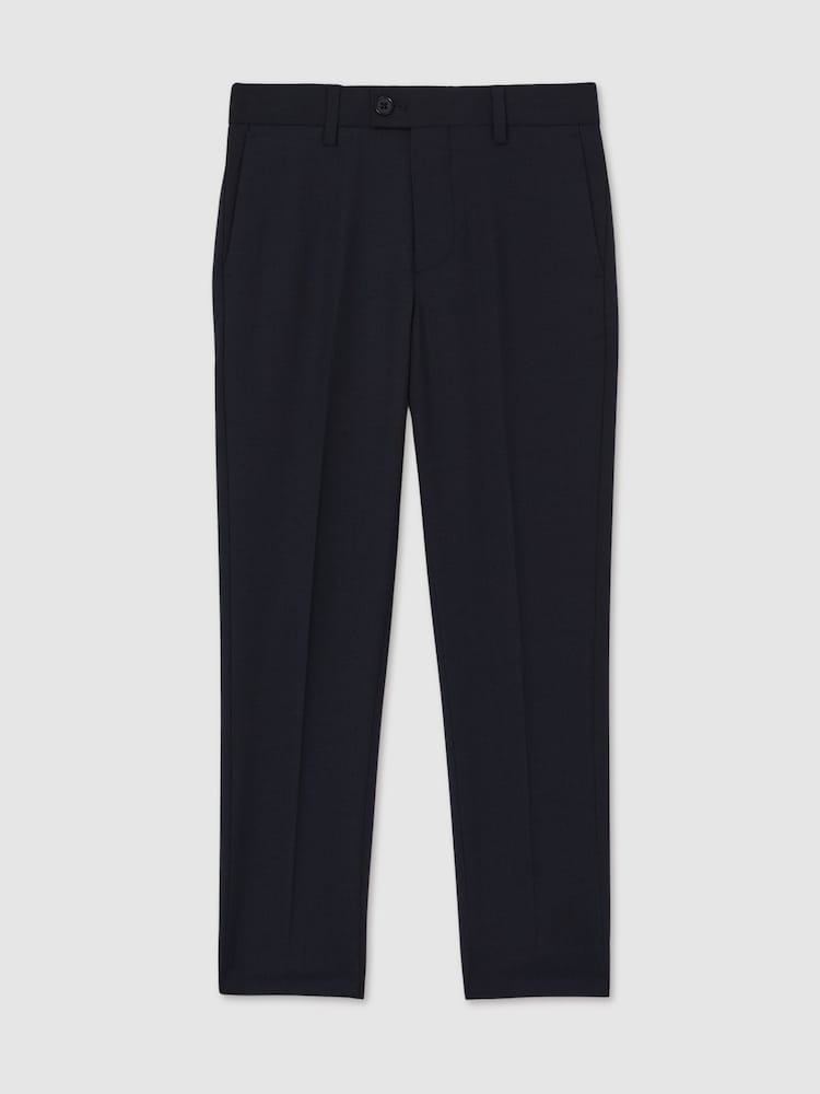 Reiss Navy Hope 9-14 yrs Wool-Blend Suit Trousers - Image 2 of 5