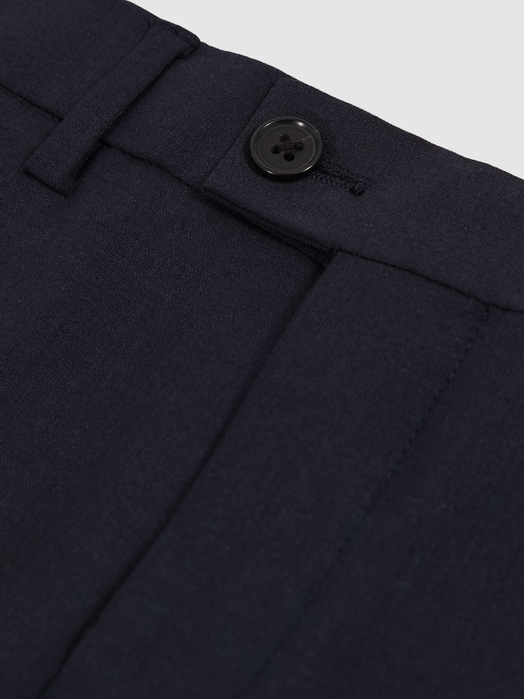 Reiss Navy Hope 9-14 yrs Wool-Blend Suit Trousers - Image 5 of 5