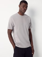 Navy/White/Stone Smart Soft Touch Heavyweight T-Shirts 3 Pack - Image 5 of 12