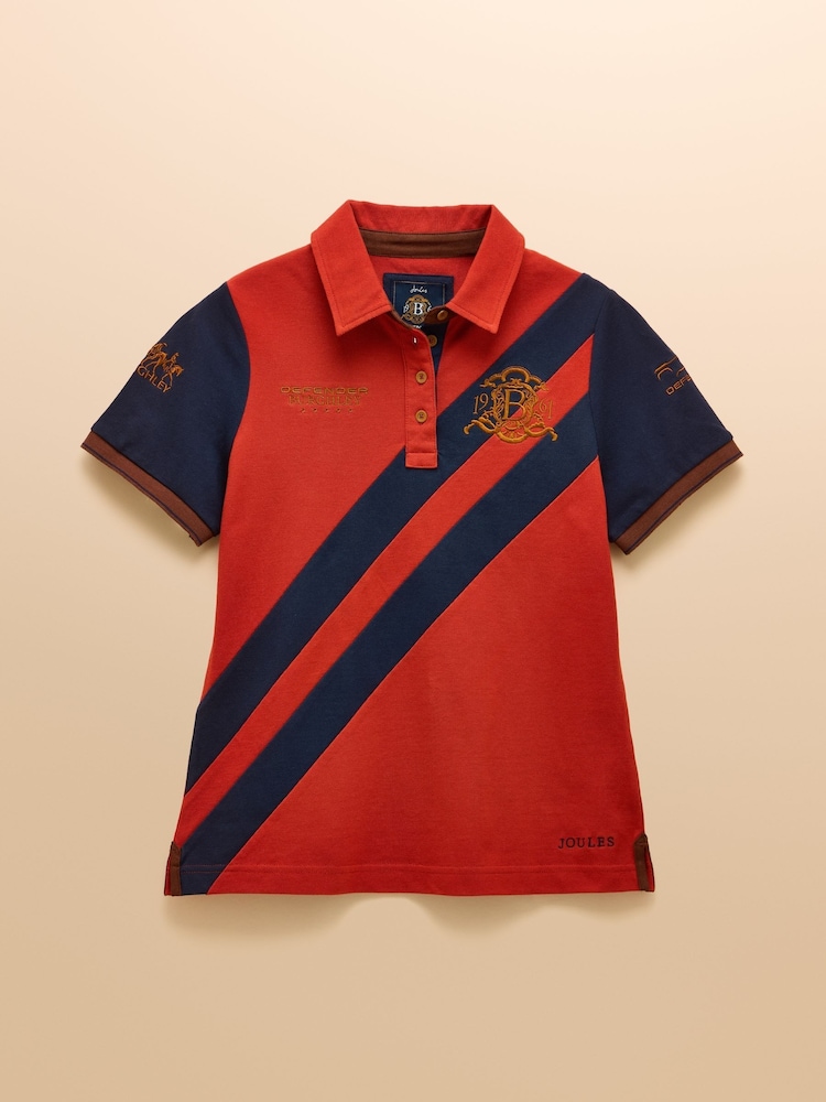 Joules Official Burghley Pique Polo Shirt - Imagem 10 de 10