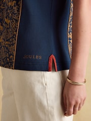 Joules Official Burghley Horse Print Pique Polo Shirt - Imagem 4 de 11